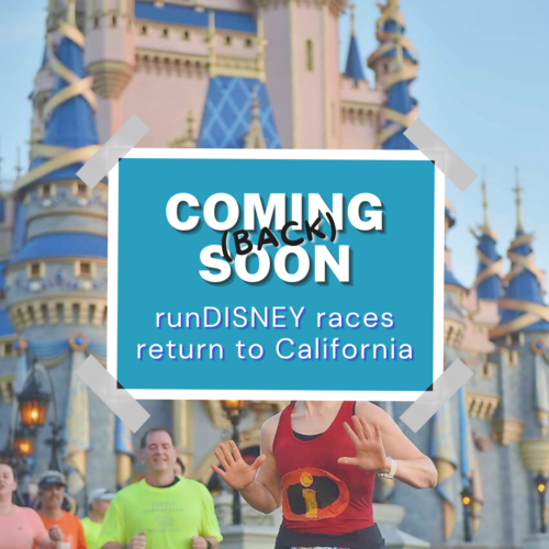  RunDisney California races return announcement